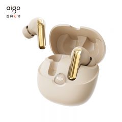 爱国者（aigo） TA51真无线蓝牙耳机 半入耳式触控运动跑步耳机手机电脑适用 蓝牙5.4-高音质长续航 米