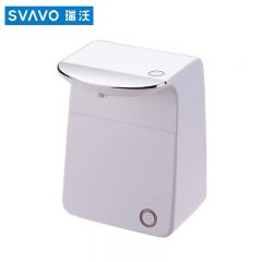 瑞沃 OS-0480 感应皂液器壁挂式自动洗手台置壁挂洗手机家用卫生间免打孔泡沫洗手液机 白色 泡沫款