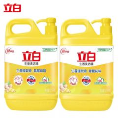 立白 生姜洗洁精2.5kg*2大桶装除味去油去腥