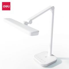 得力（deli）LF204_LED护眼台灯白色 RGO无蓝光危害   守护您的双眼