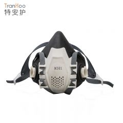 特安护M301 硅胶双滤盒半面型防护面罩M301个